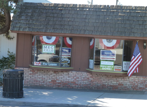 Republican Headquarters in Fort Bragg (Not the meeting location)